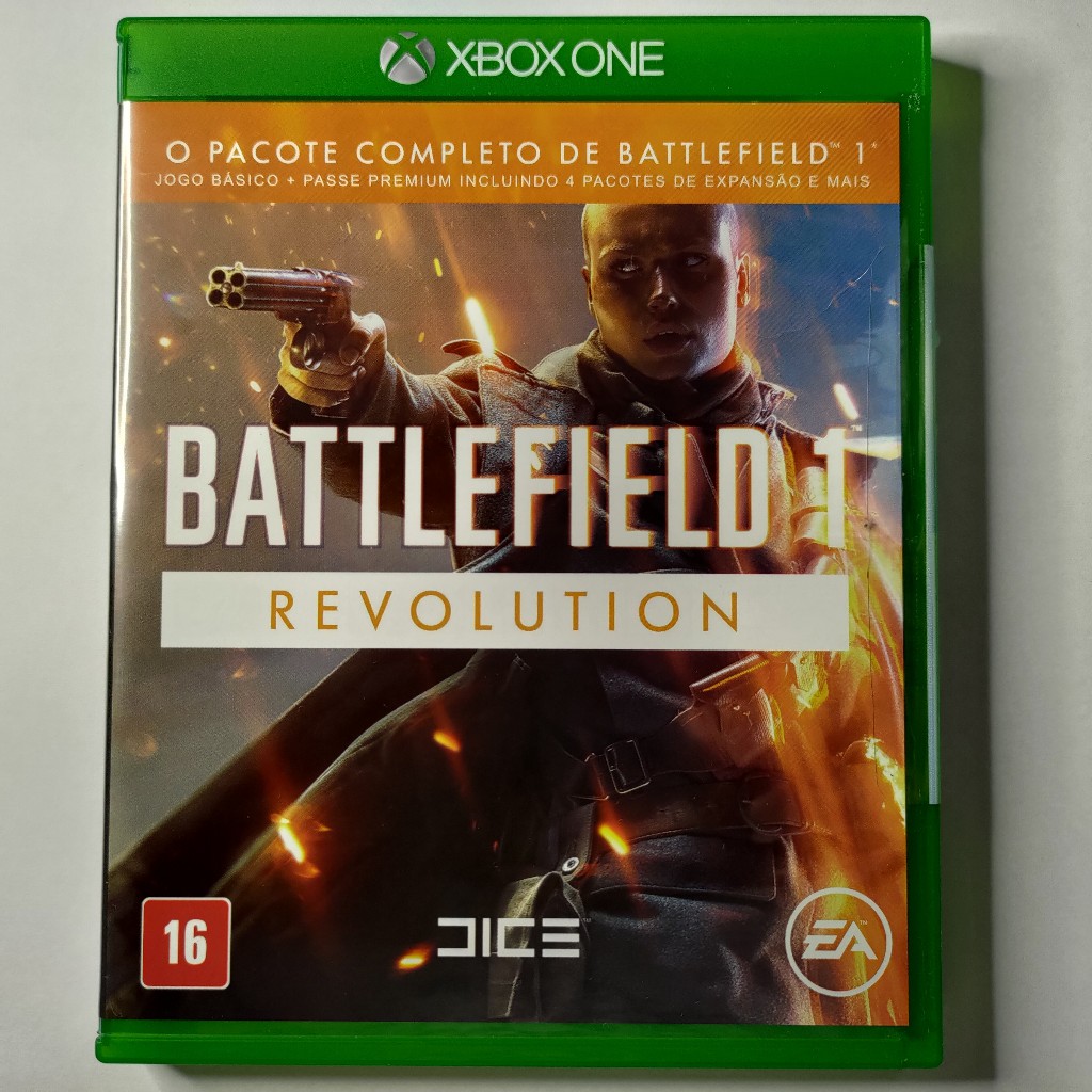 Jogo Midia Fisica Battlefield 1 Revolution Pra Xbox One