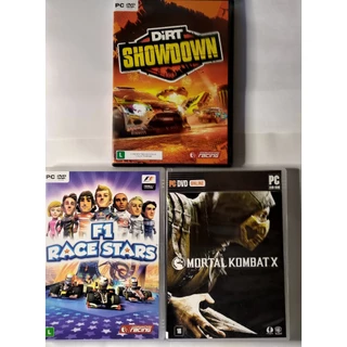 Kit 3 Jogos PC: Mortal Kombat X + F1 Race Stars + Dirt Showdown