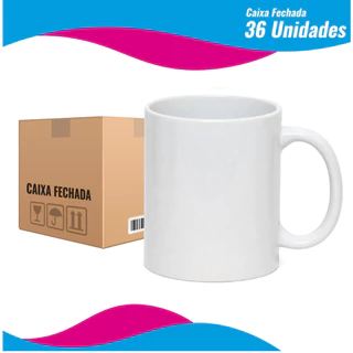 Caneca Branca Importada AAA Para Sublimação caixa com 36 unidades sublimacao
