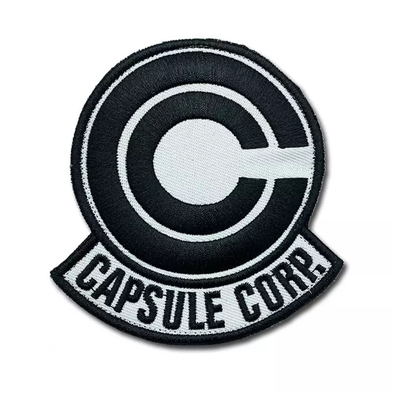 Patche Bordado Termocolante CAPSULE CORP Tam 9cm x 7,5 cm
