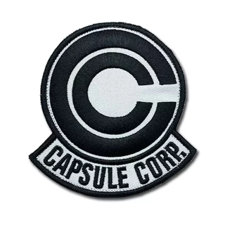 Patche Bordado Termocolante CAPSULE CORP Tam 9cm x 7,5 cm