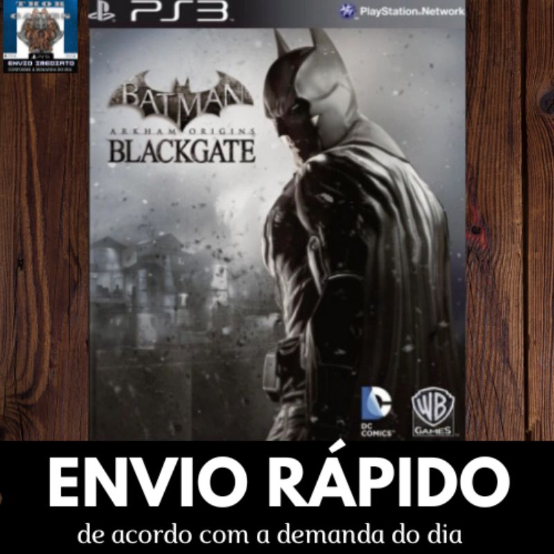 Batman Dublado Port.Brasil Arkham Origins PS3 Original Midia Fisica