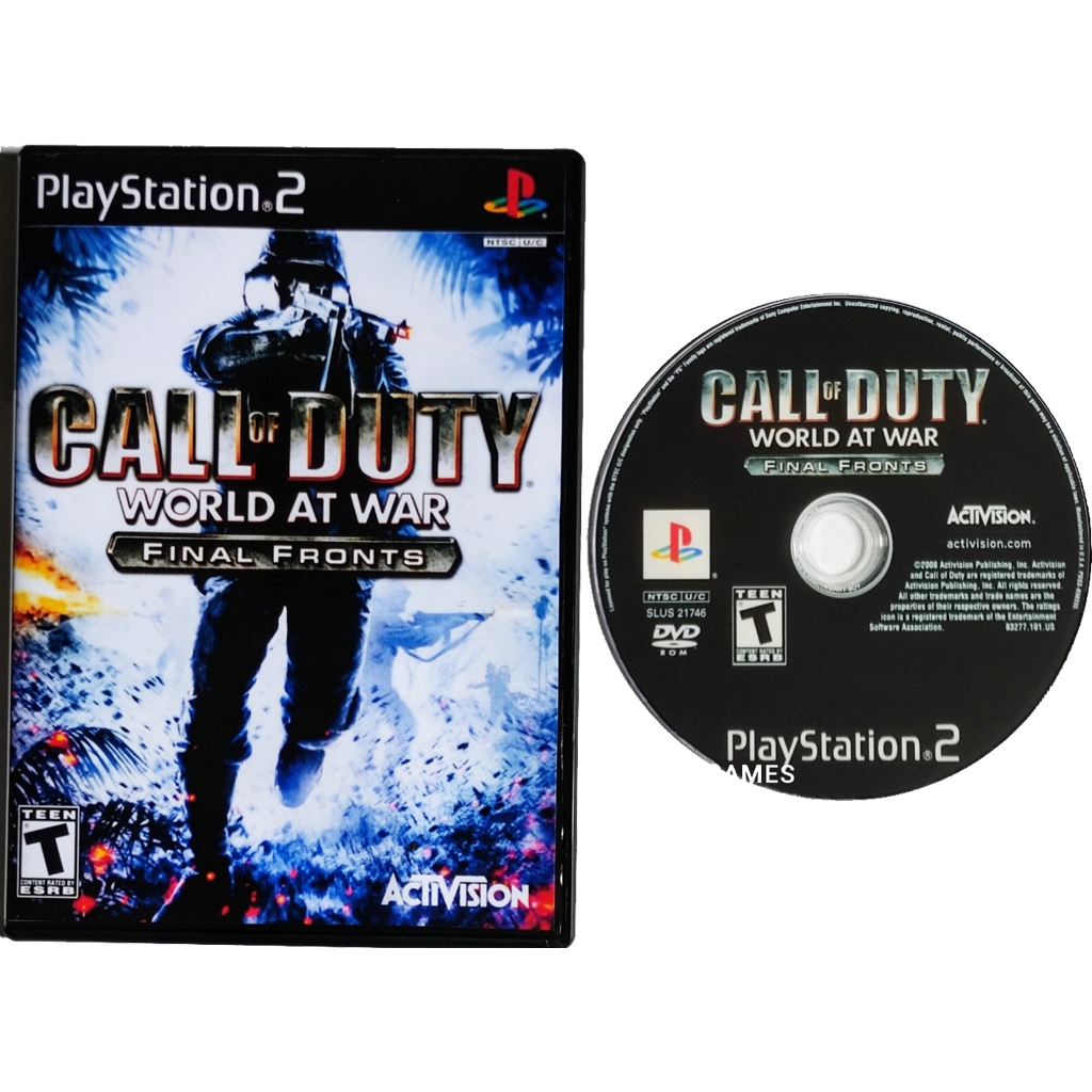 Call of Duty: World at War Seminovo - PS2 - Stop Games - A loja de games  mais completa de BH!