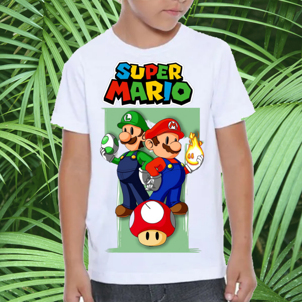 Camiseta super mario niño online