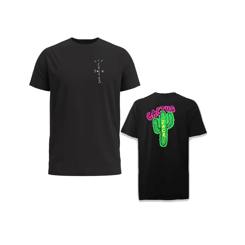 Camiseta Travis Scott Estampada Cactus Jack Básica Promoção