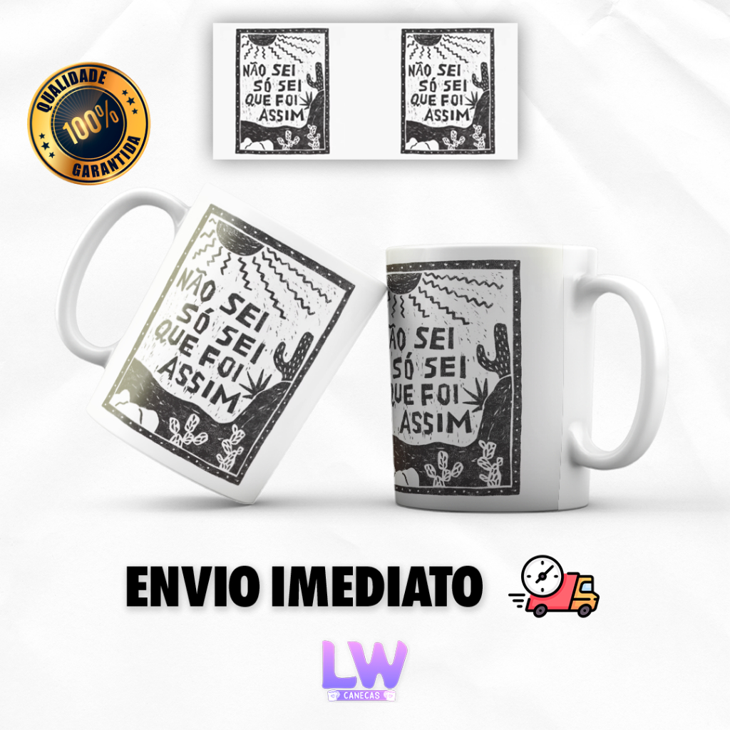 Caneca Personalizada - Só sei que foi assim
