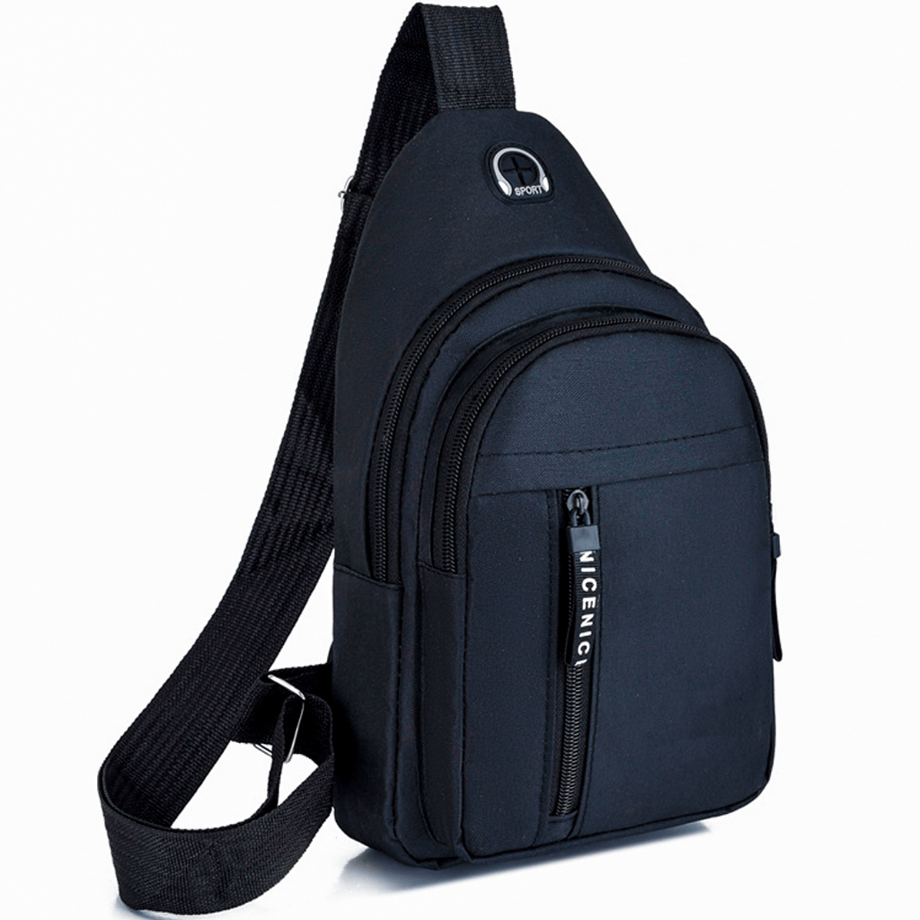 Bolsa De Ombro 20x30 Masculina Feminina Anti-Roubo De Ombro Carregador Usb Mensageiro Unissex