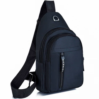 Bolsa De Ombro 20x30 Masculina Feminina Anti-Roubo De Ombro Carregador Usb Mensageiro Unissex