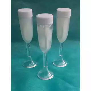 Kit 2 caixas/72Unids. -Taça Bolha Sabão - Lembrancinha para Casamento, Festa, Ano Novo/=72pçs