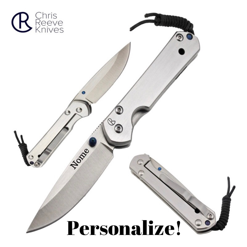 Canivete Chris Reeve Aco Inox Manual EDC com Paracord | Shopee Brasil