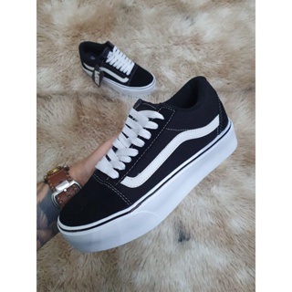 Tenis vans shop plataforma replica