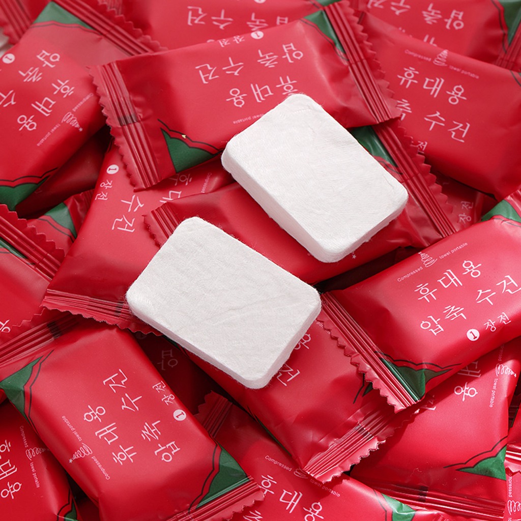 MEDOOSI - 10/30/50pcs Toalhas Higienicas Magica Comprimido Pastilha / Toalha Compremida / Toalha Mágica Portátil Descartável Comprimido Viagem