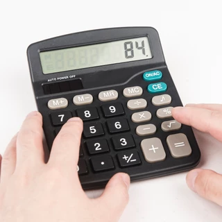 Calculadora de mão  Mesa Escritorio 12 Dígitos Calculadora Financeira  Preto em Oferta na Shopee
