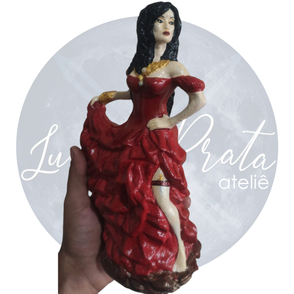 Imagem Maria Padilha Para Firmezas e Assentamentos Gesso 25cm Umbanda