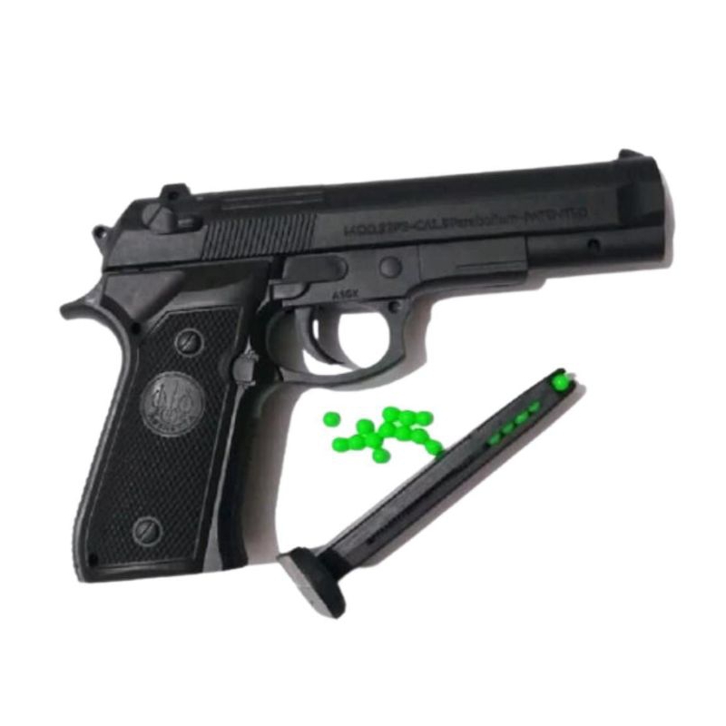 Brinquedo Arma M4 e Pistola Brinde Lançador De Dardos Gun Toy