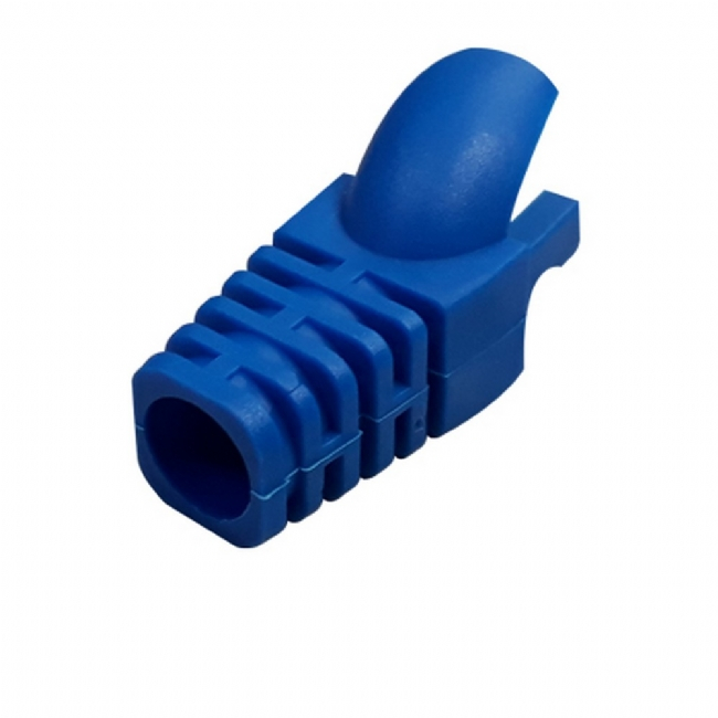 100 Peças Capas Protetora Snap In Para Rj45 Azul