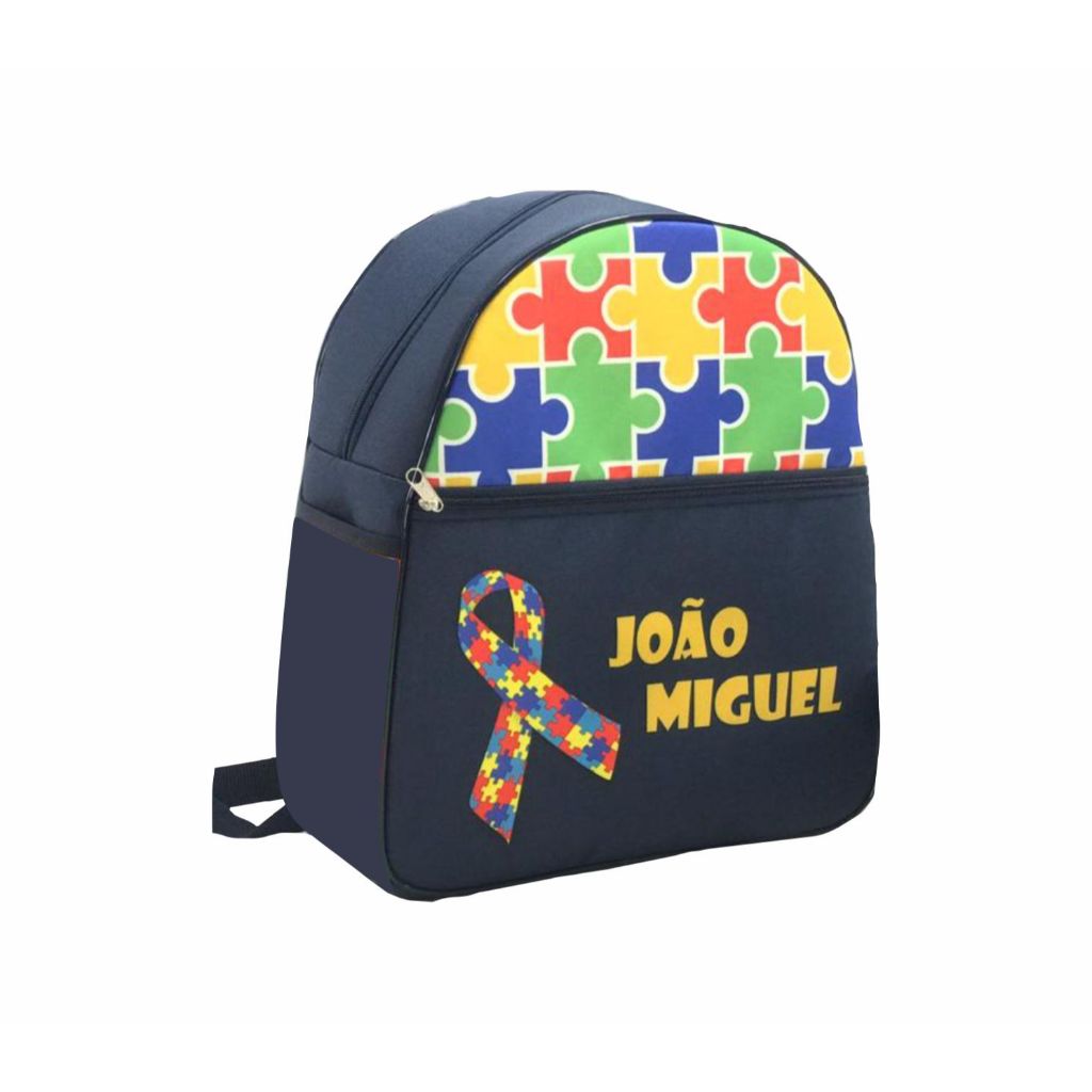 Mochila Autismo Personalizada com o nome