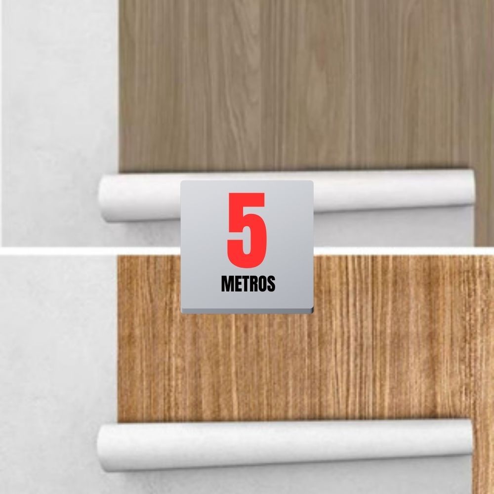 Papel de Parede PREMIUM Rolo 5m x 45cm Autocolante Amadeirado Salas e Quartos