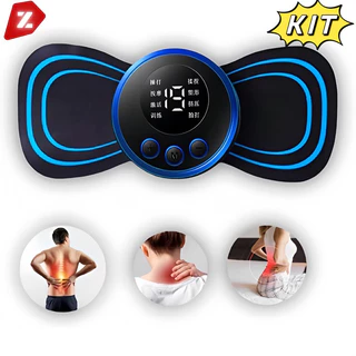 Mini Massageador Portátil Recarregável P/ Pescoço, Coluna, Pernas e Alívio de Dor Corporal