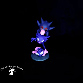 Action Figure Evolução Gengar