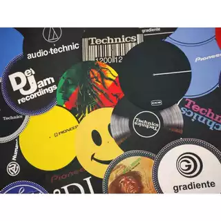1 feltro super macio próprio para toca disco tapete desliza muito aprovado pelos melhores djs veja o vídeo modelo 0027