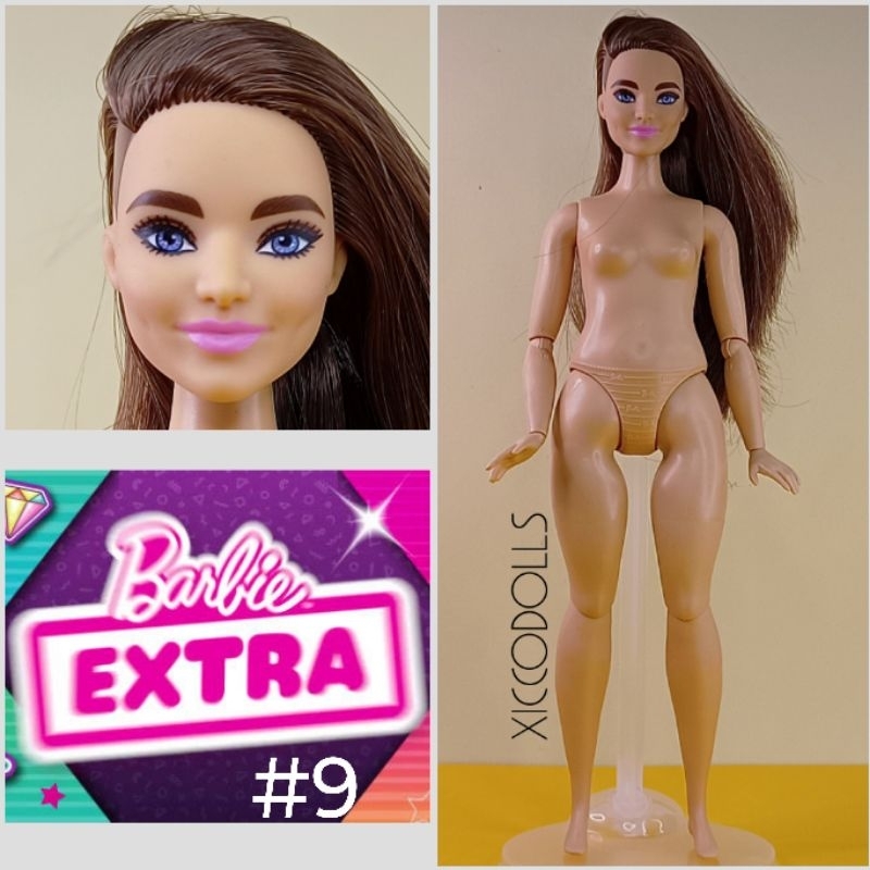 Boneca Barbie Extra Mini Roupa Xadrez Mattel - Fátima Criança