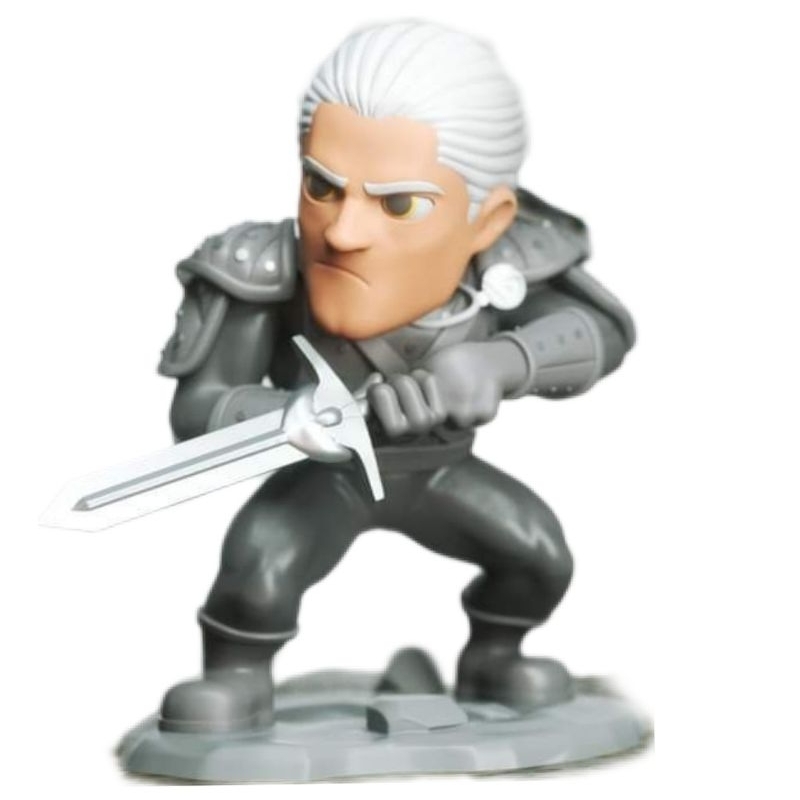 Gerald The Witcher Chibi Nendoroid 10cm Figura Boneco | Shopee Brasil