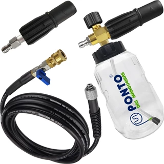 Snow Foam Bico Curto Registro Engate Rápido Mangueira Nylon Wap Ágil Lavadora de Alta Pressão Lava Jato Canhão de Espuma Aplicador Detergente