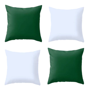 Kit 4 Capas de Almofadas Lisas Decoração Casa luxo Linda