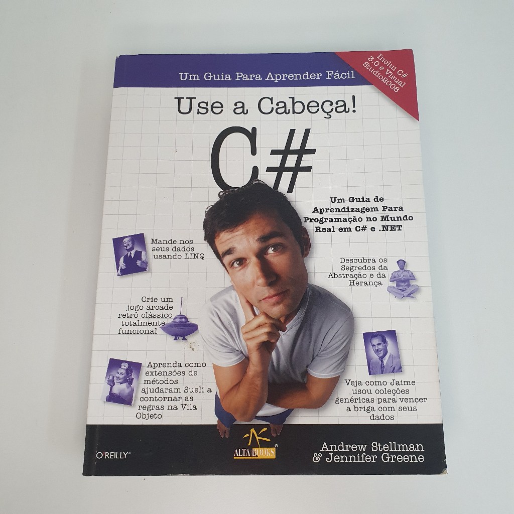 Livro Use A Cabeça! C# - Andrew Stellman - V734 | Shopee Brasil