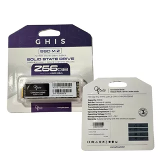 HD SSD M.2 256GB GHIS NVME PCI3 GHM2NV256M1