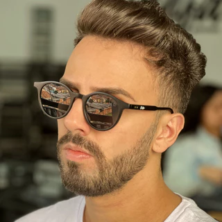 Óculos de Sol Redondo Casual Unissex com uv400 Estiloso - Colors