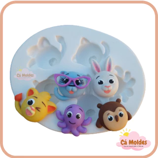 Molde de Silicone BISCUIT CONFEITARIA BOLO FOFO MIX