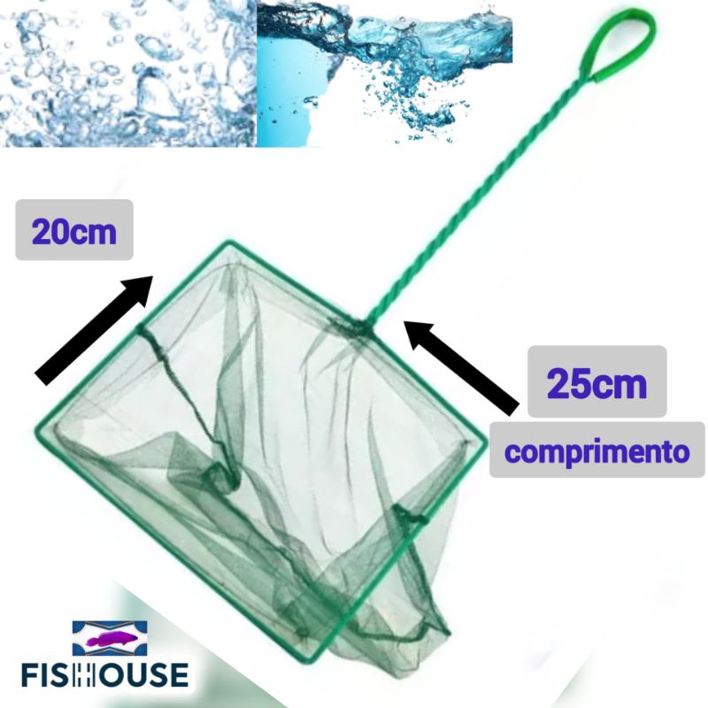 Rede de captura e manutenção em aquários - Fish Net nº 10 - Tropical ...