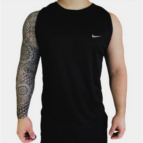 Camisa Regata Dry Fit masculina Premium Fitiness para treino Academia e esportes