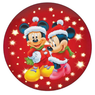 6 capas para sousplat mickey e minnie vermelho