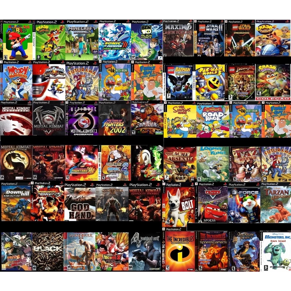 20 Jogos de Playstation 2 A Sua Escolha