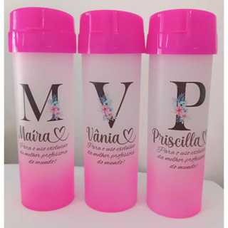 Kit 4 Garrafas Eco Water Personalizadas c/ 01 Impressão
