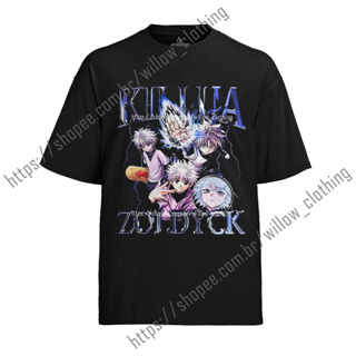 Camiseta Basica Camisa Hunter x Hunter Killua Fofo Anime Japanese