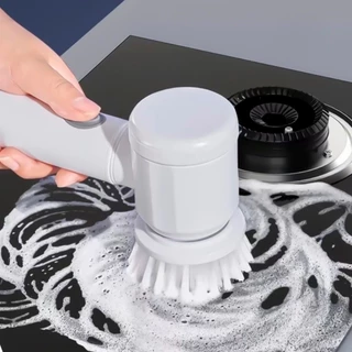 Escova Eletrica de Limpeza 5 em 1 Sem Fio Limpador Multiuso Pratico Para Cozinha , Banheiro prático