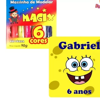 Adesivos para massinha de modelar.