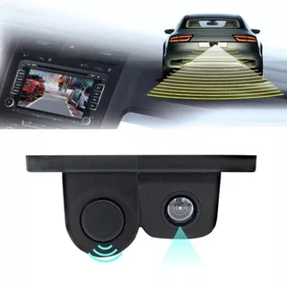 Câmera De Ré Estacionamento Carro Automotiva Com Sensor Colorida Noturna