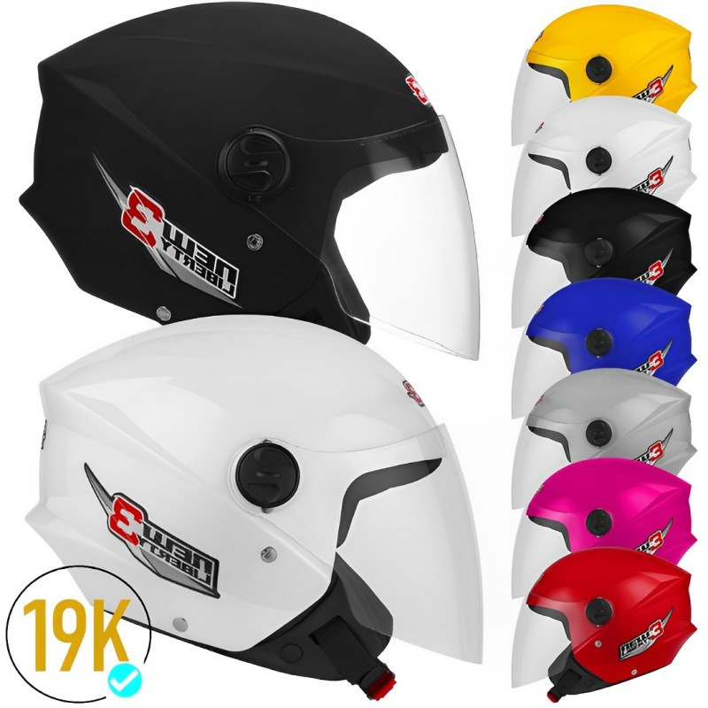 Capacete Aberto New Liberty Three 3 Pro Tork Moto Masculino Feminino Cidade Street Barato