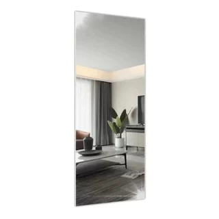 Espelho Grande Retangular Lapidado p/ Sala Quarto Banheiro - Suporte e Dupla Face