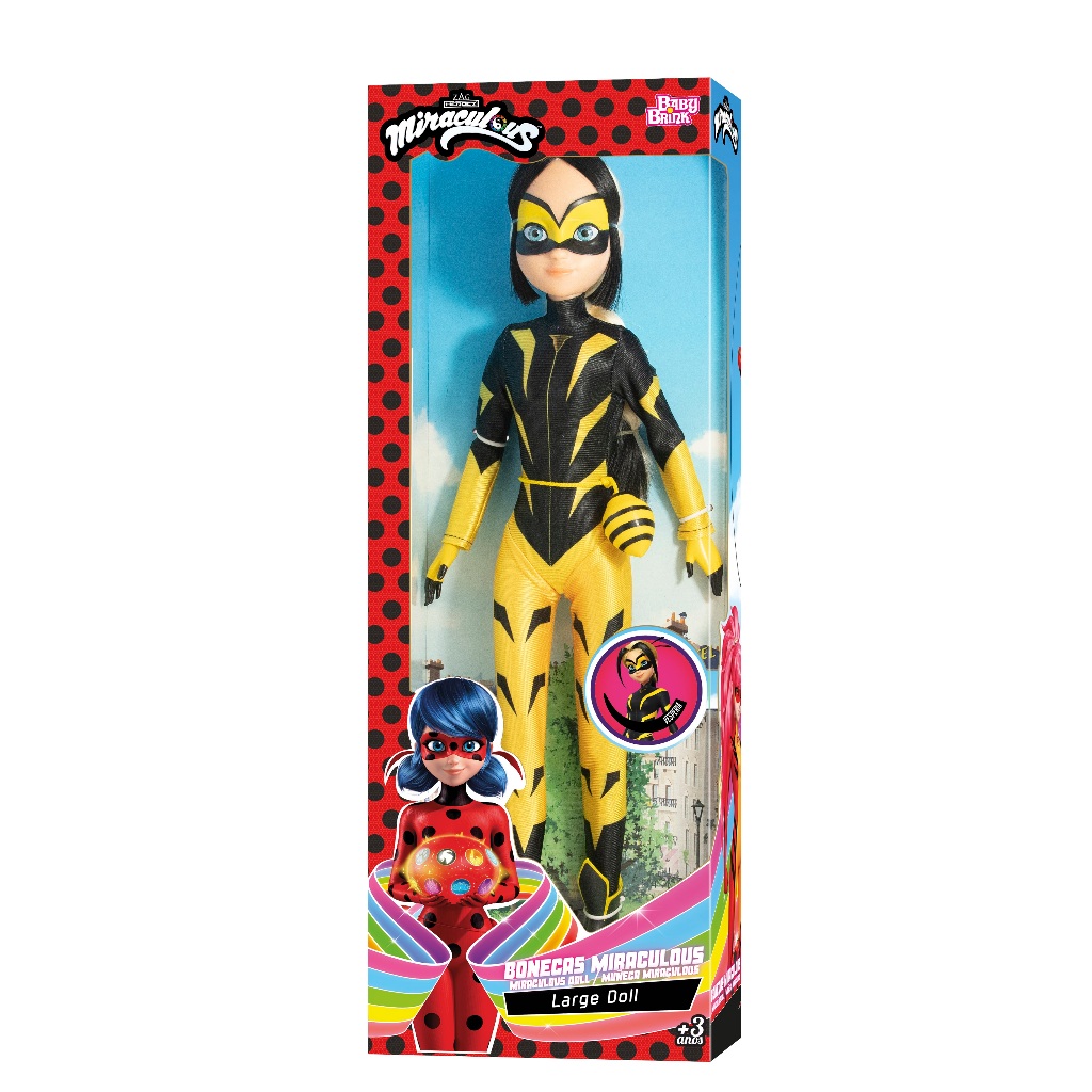 Boneca Miraculous Ladybug Superhero Secret Multikids BR1554 - Colorido