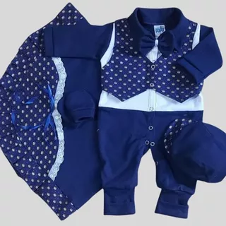 Kit Saída Maternidade Masculino, roupas de bebê menino