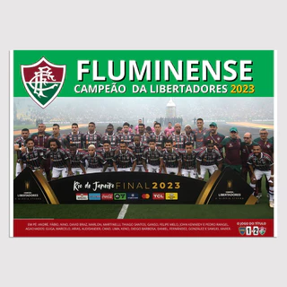 Quadros Decorativos Fluminense campeão da Libertadores 2023
