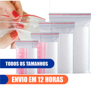 Saco Zip Lock 100un 100% Hermético Talge