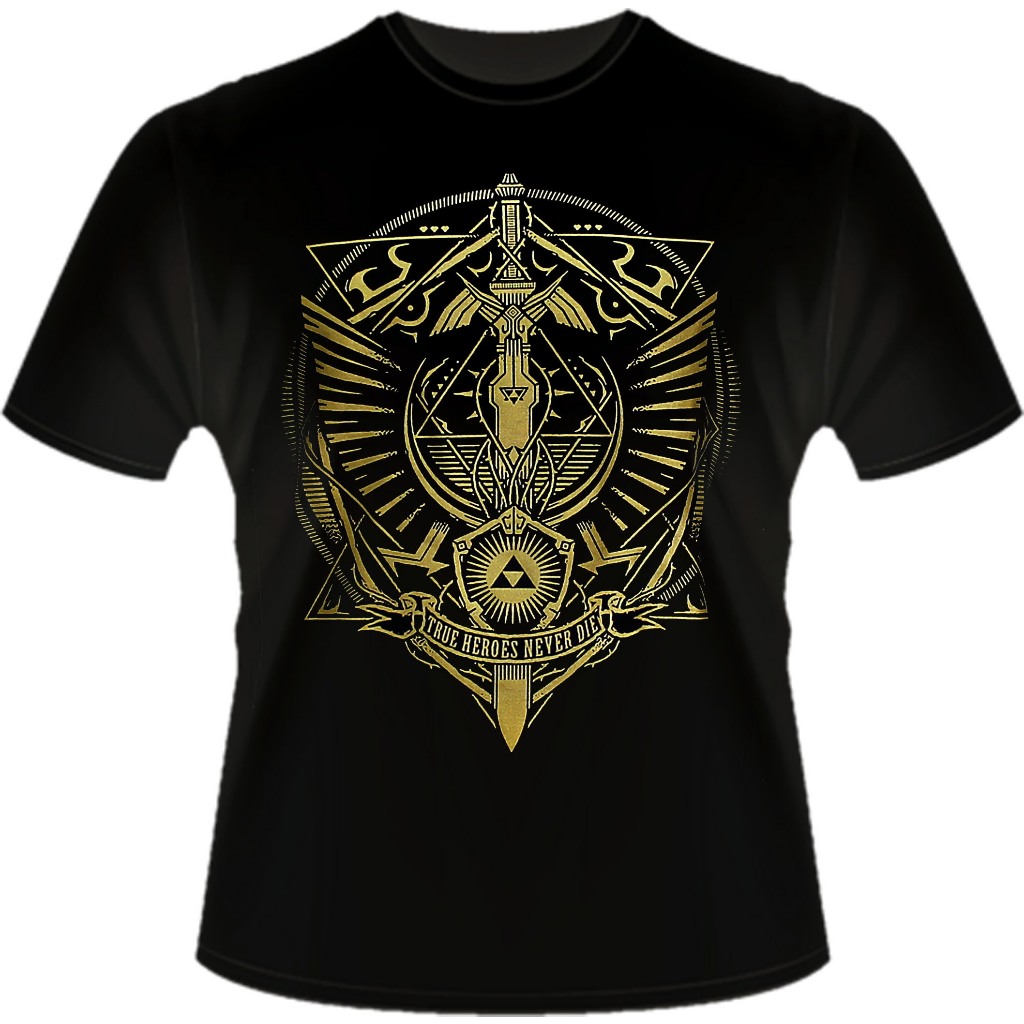 CAMISA TRIFORCE LINK LEGENDS OF ZELDA