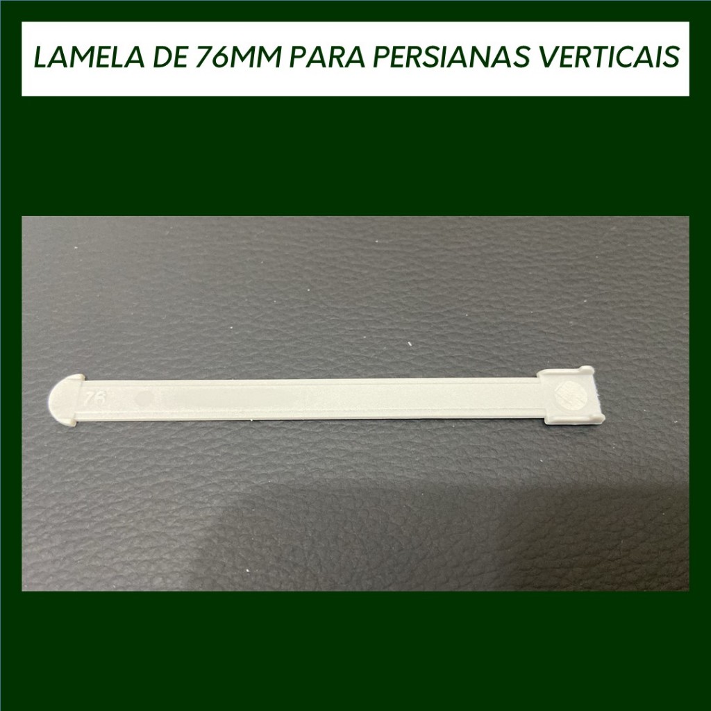 Lamela de 76mm para Persianas Verticais